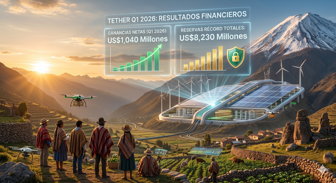 Tether Q1 2026: $1,040M Ganancias y $8,230M Reservas — Impacto en RD, Bolivia, Perú y El Salvador
